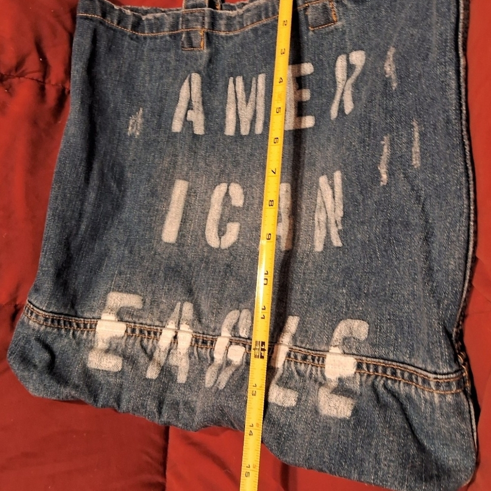 American Eagle Outfitters Blue Denim Tote